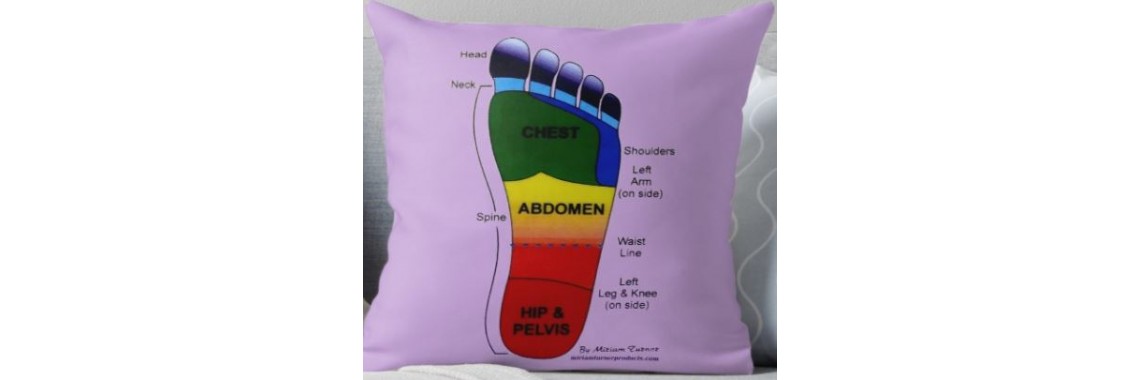 Reflexology Foot Pillow